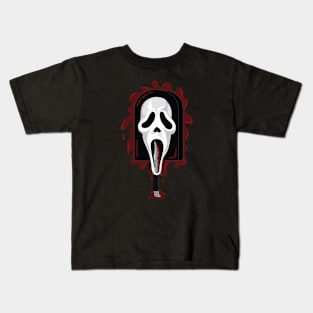 Horror Pop Ghostface Front Print Kids T-Shirt